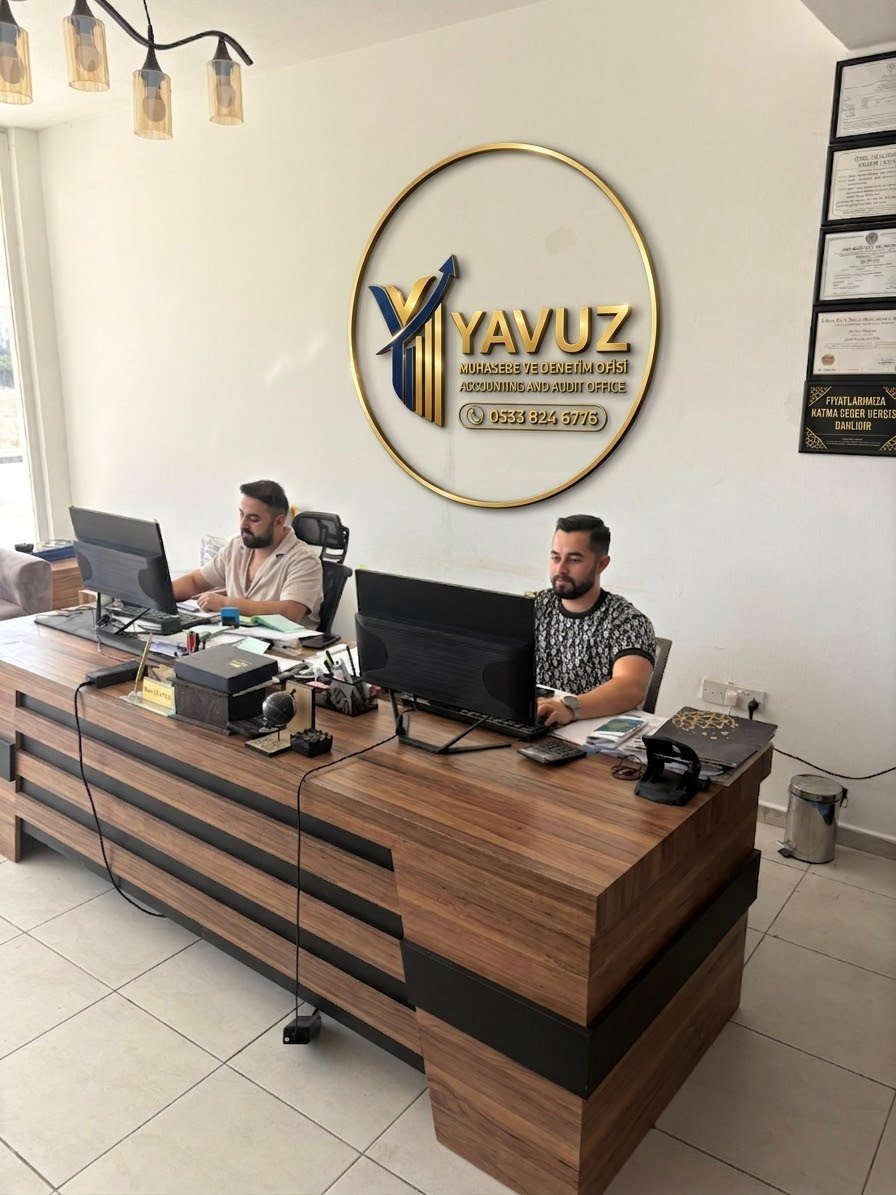 The YAVUZ Muhasebe office — our team at work in Gazimağusa